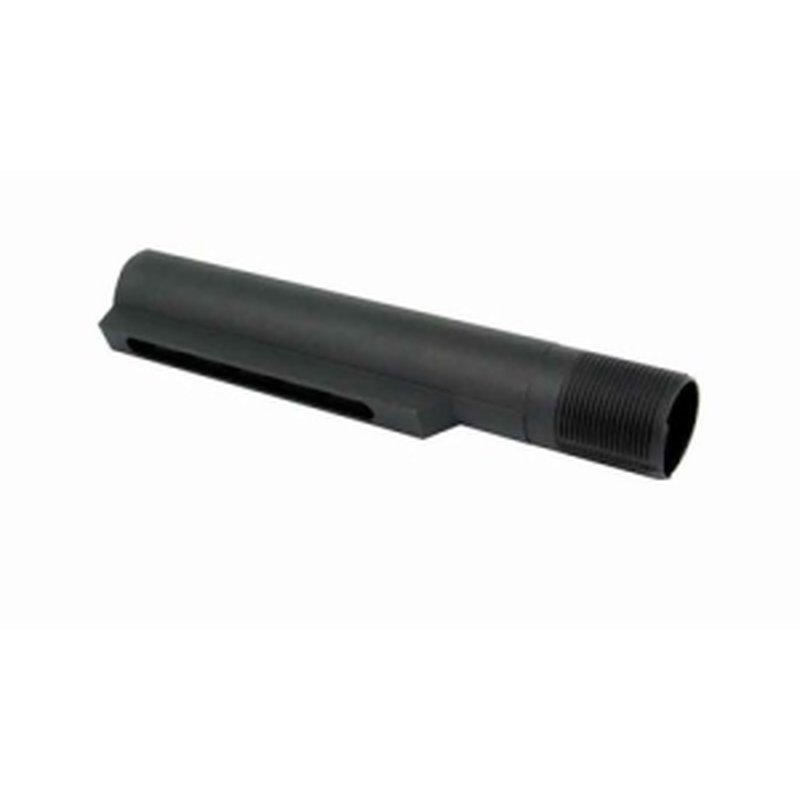 TacFire AR-15 Buffer Tube Aluminum Black Hardcoat Anodized 6061-T6, 7.30" Length