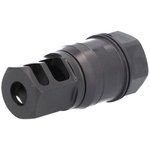 Sig Sauer SL76258X2425DEGM Clutch-Lok QD Muzzle Brake Black Stainless Steel with 5/8\"-24 Threads for 7.62mm 25 Degree Taper