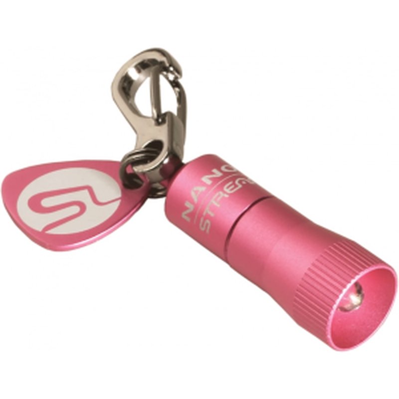 Streamlight 73003 Nano Light for Breast Cancer Research 10 Lm LR41 (4) Alum Pink