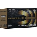 Federal GM150M Large Pistol Primers Gold Medal 1000 ct. HAZ