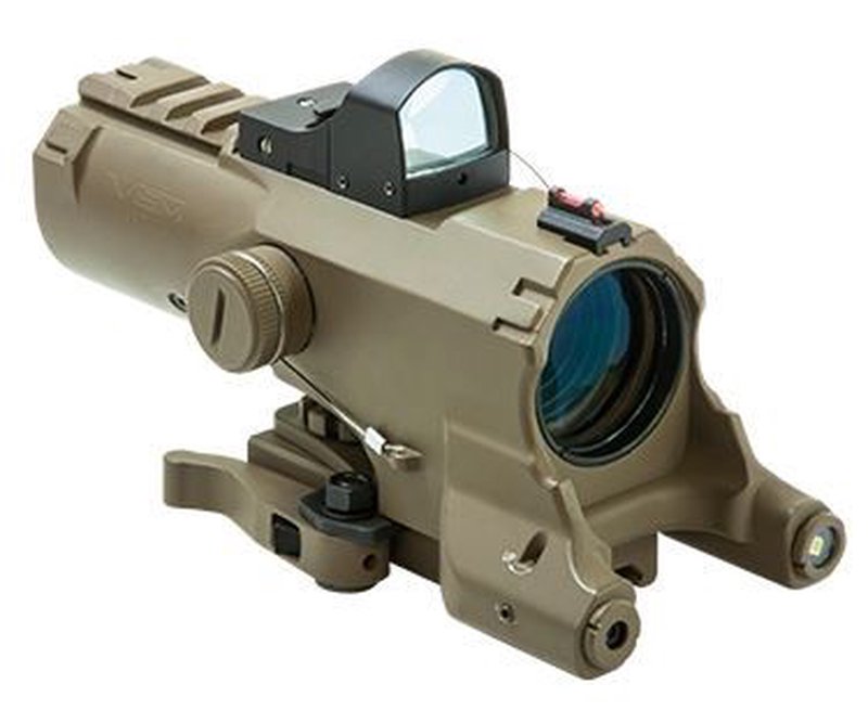 VISM ECO Prismatic Scope 4X Scope/Laser & NAV LED