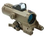 VISM ECO Prismatic Scope 4X Scope/Laser & NAV LED