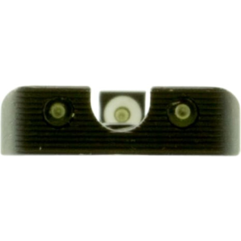 TruGlo TG231MP1W Tritium Pro Night Sights S&W M&P Steel Green Tritium w/White Outline Steel Green Tritium Black