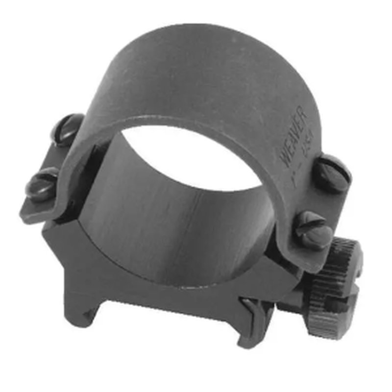 Weaver 49163 Sure Grip Quick Detach Rings 1in Medium Black Matte