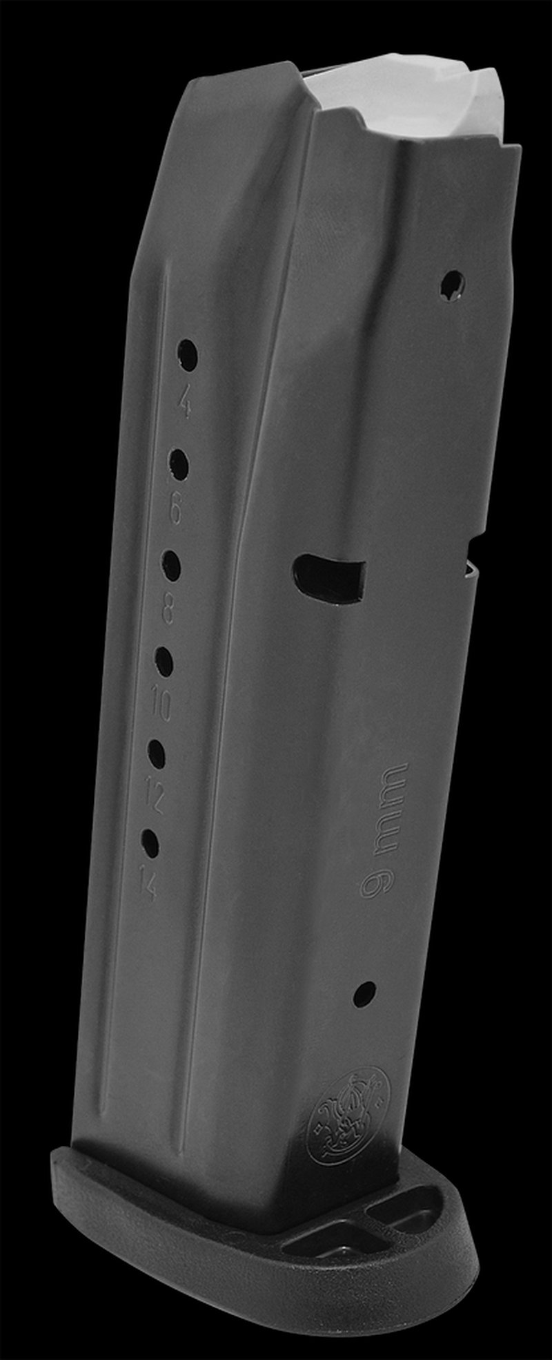 Smith & Wesson M&P 9mm Luger 15-Round Blued Steel Pistol Magazine