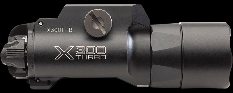 SureFire X300 Turbo Handgun WeaponLight 650 Lumens Black Anodized