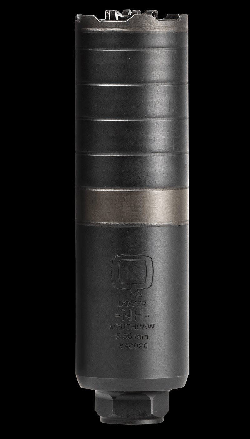 Q 5.56 NATO Suppressor Quickie Fast-Attach 6in 1.75in Black Nitride Stainless