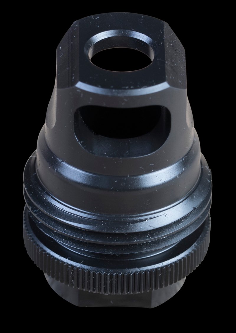SilencerCo ASR Single Port Muzzle Brake 5/8-24 for .30 Cal Barrels AC2627