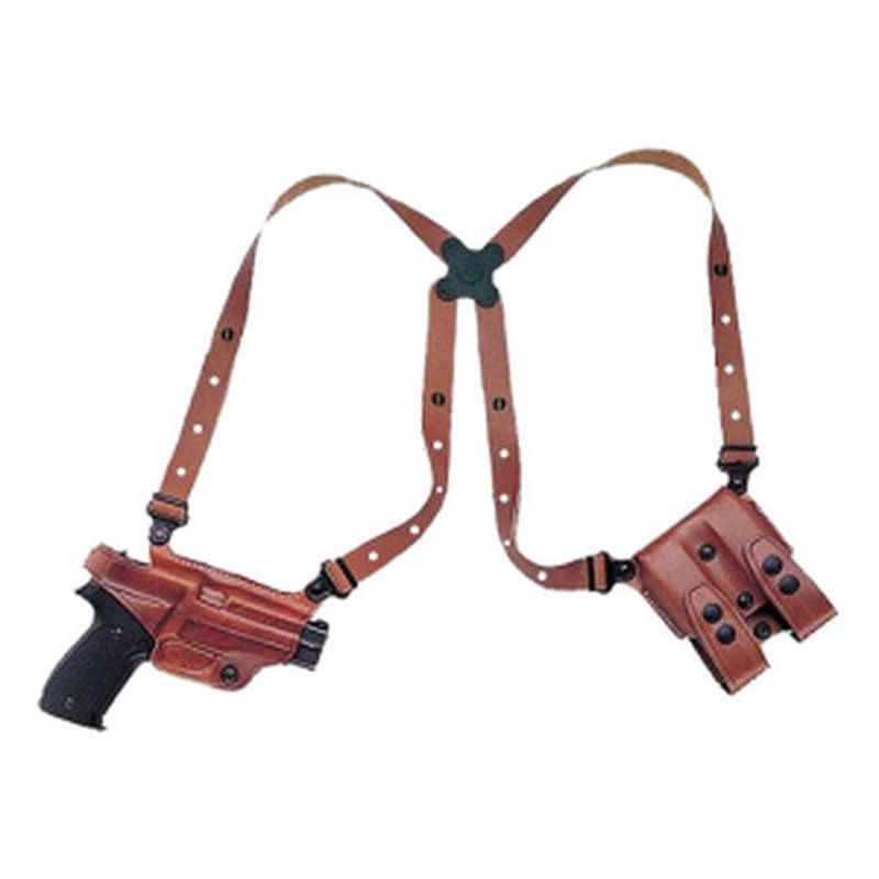 Galco MC228 Miami Classic Shoulder System tan steerhide for Glock 20/21/29/30
