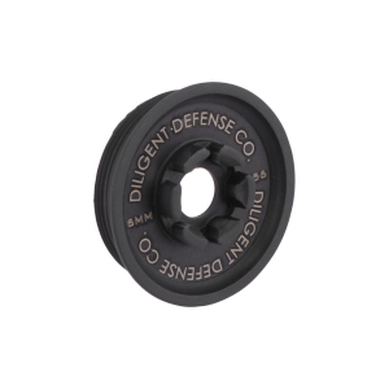 Diligent Defense End Cap 5.56/6mm 14-7 Stainless Steel Graphite Black
