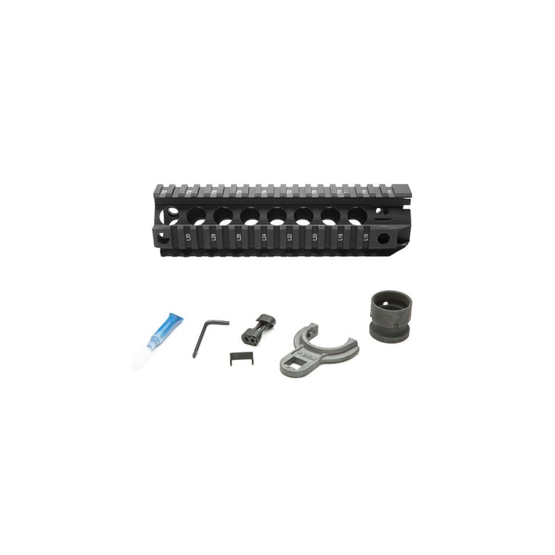 Bravo Company BCMGUNFIGHTER QRF-8 Free-Float Quad Rail Handguard AR-15 8in Black BCM-QRF-8-556-BLK