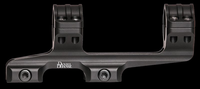 Daniel Defense 30mm Scope Mount Ring Combo Rock & Lock 1-Piece 6061-T6 Aluminum Black Anodized