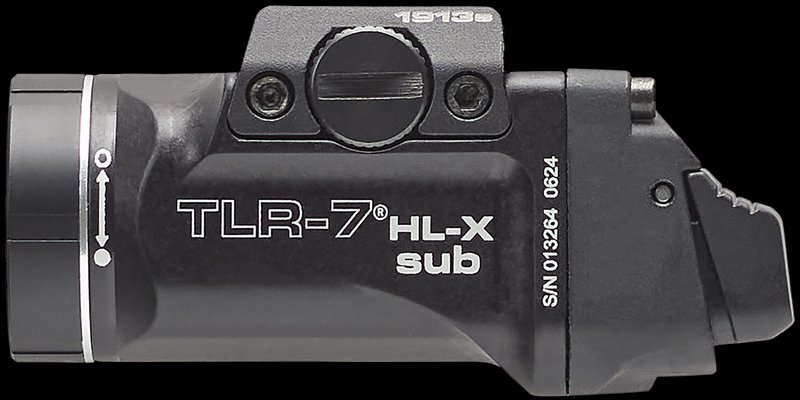 Streamlight TLR-7 HL-X Sub USB Weapon Light 1000 Lumen 1913 Picatinny Black Aluminum