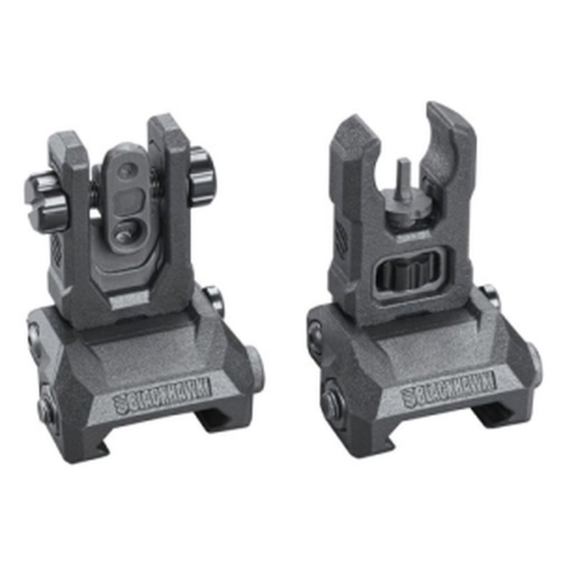 Blackhawk Hybrid Folding Sights AR-15 Front and Rear Pair