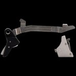 Timney Alpha Competition Straight Trigger for Glock Gen3-4 (9mm/40 S&W) Silver