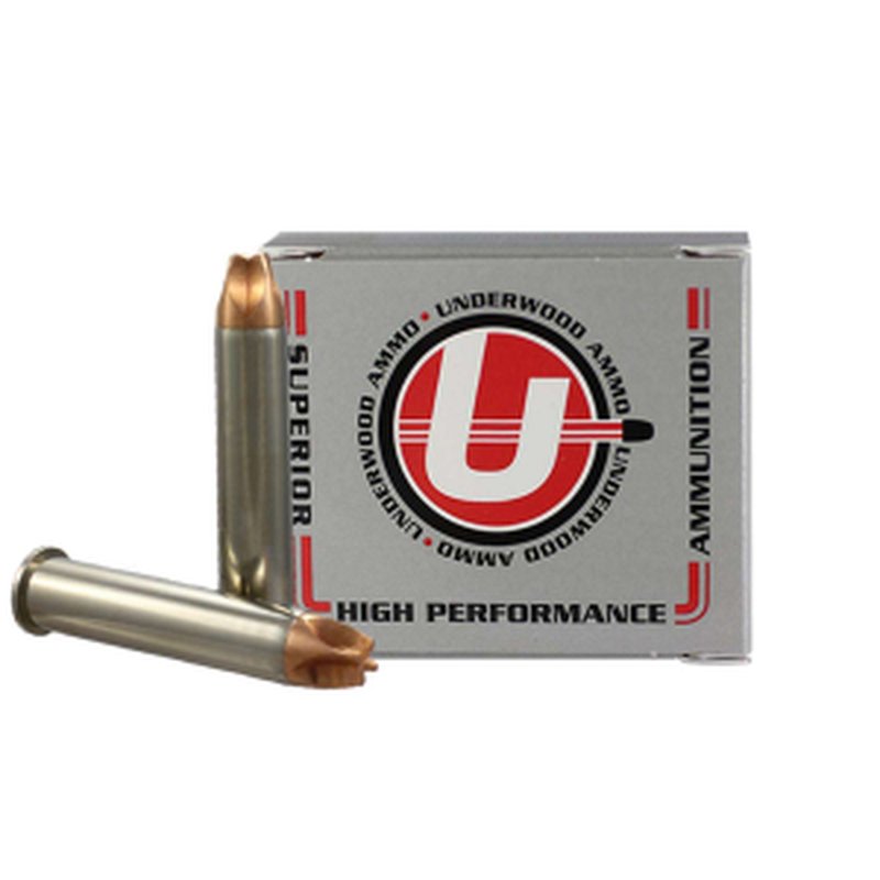 Underwood 357 Magnum Gas Check 180 Grain Lead Flat Nose Ammo 20 Rnd