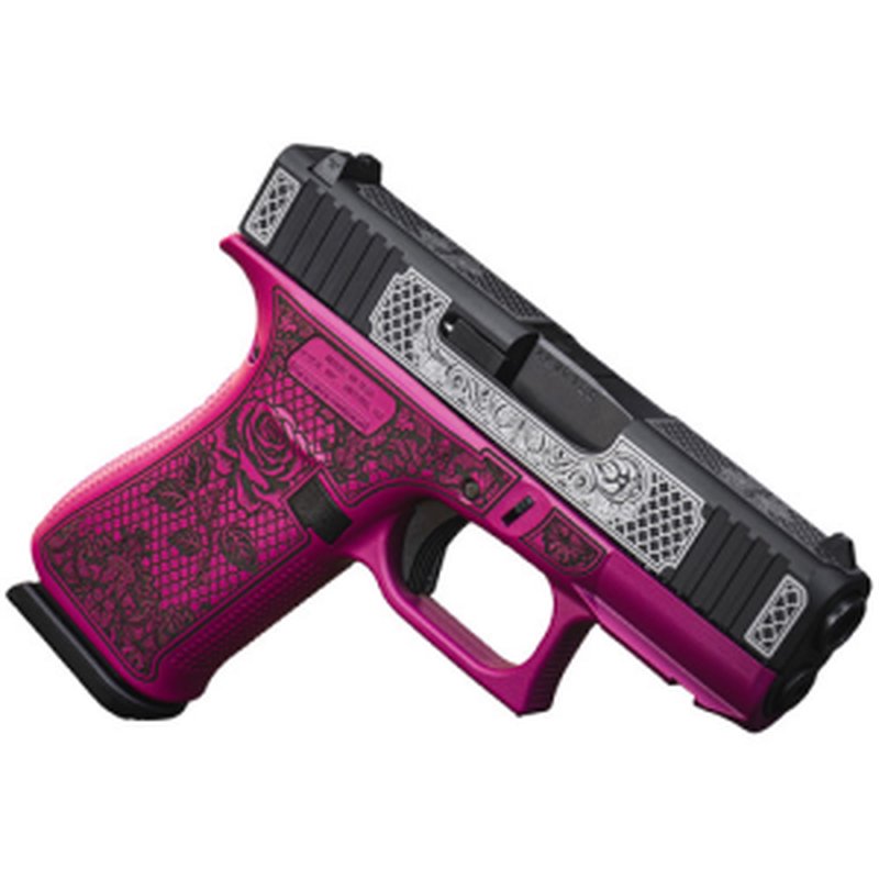 Glock G43X 9mm 3.41 Inch Cherry Lace Rose
