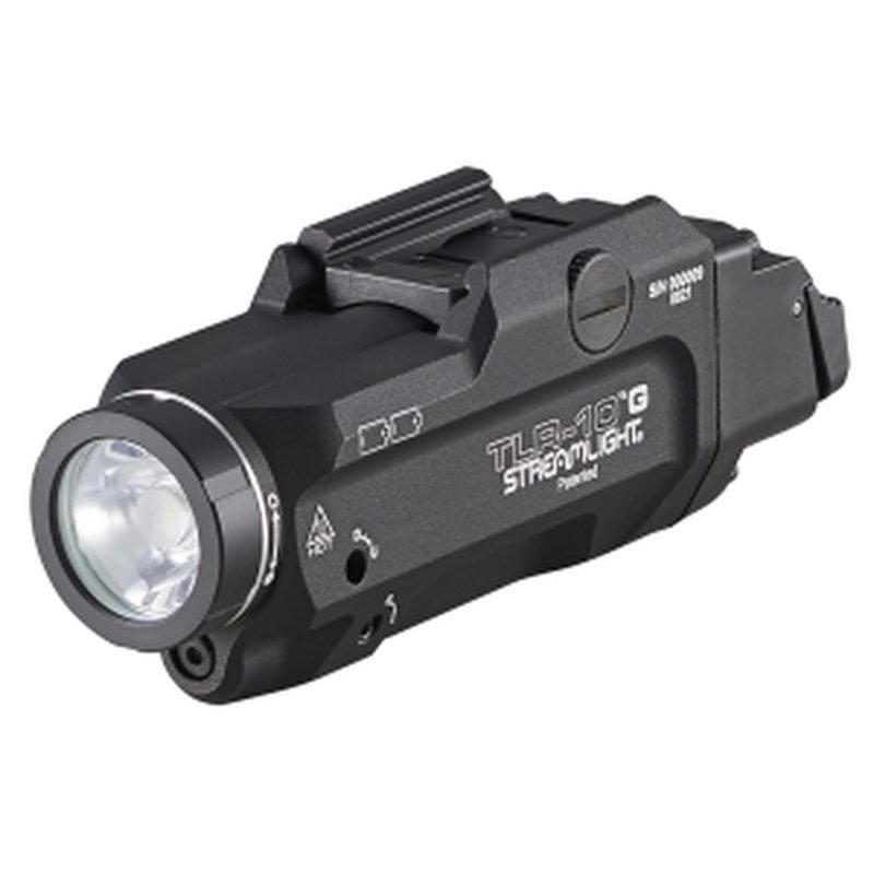 Streamlight TLR-10 G Flex White LED Weaponlight with Green Laser Anodized Black