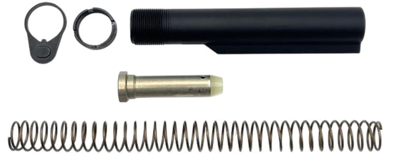 LBE H1BUFKT Buffer Tube Kit AR-15, 6-Position Mil-Spec, H1 Heavy Buffer
