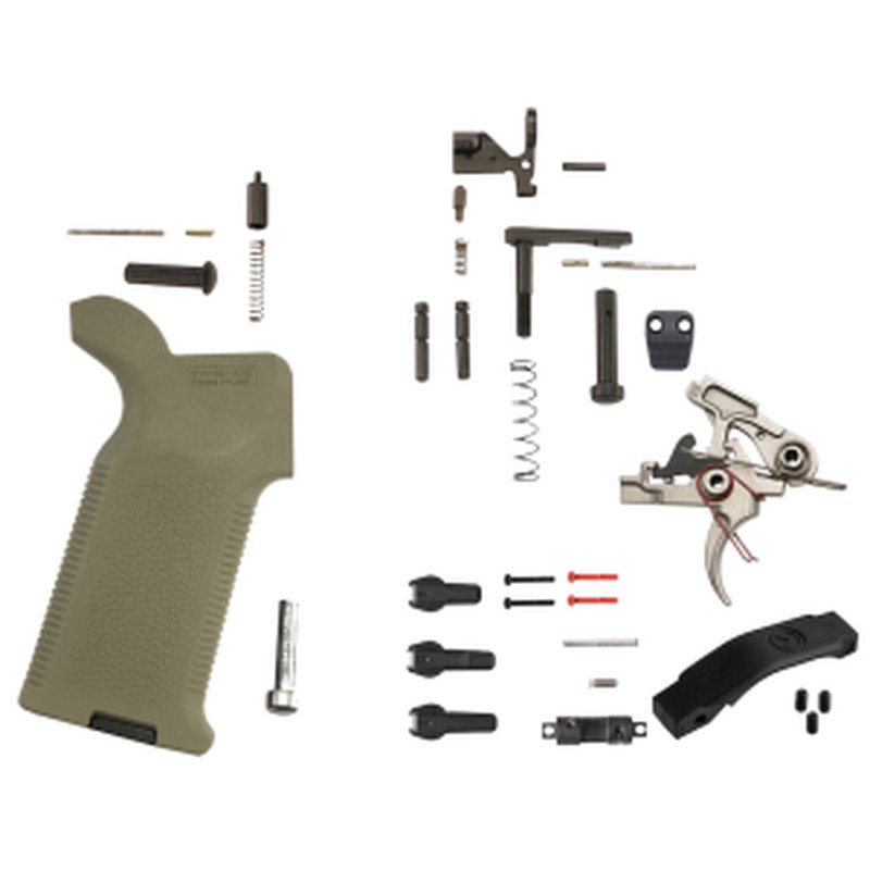 AR-STONER Deluxe Enhanced Lower Parts Kit (AR-15) w/ Magpul MOE K2 Grip Flat Dark Earth