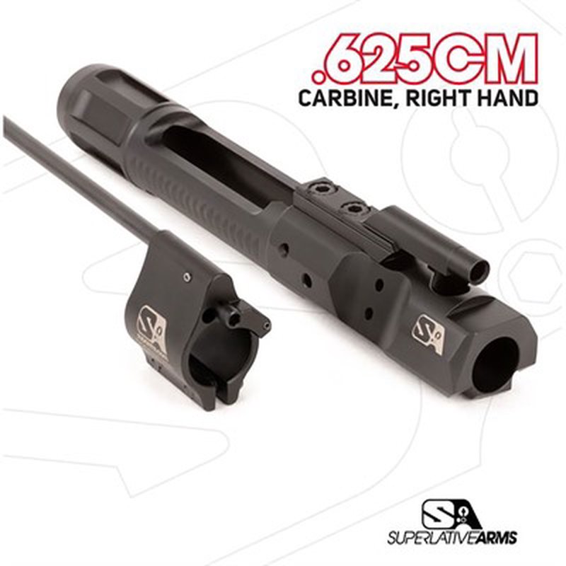 MIDWEST INDUSTRIES, INC. - AR-15 .750 GAS BLOCK W/ FLIP-UP COMBAT SIGHTS