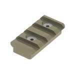 Leapers UTG PRO 4-Slot Keymod Picatinny Rail Section, FDE Cerakote
