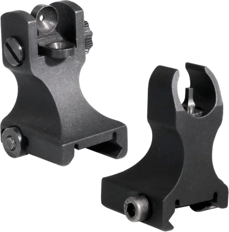 Samson Top Mounted Deployable Front and Rear Sight for Picatinny Black FXF-FXR PKG