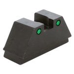 Ameriglo Classic Green Tritium 2-Dot rear sight Glock square notch