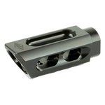 Yankee Hill Machine Co Slant 9mm Muzzle Brake/Compensator 1/2x36 Melonite QPQ Black
