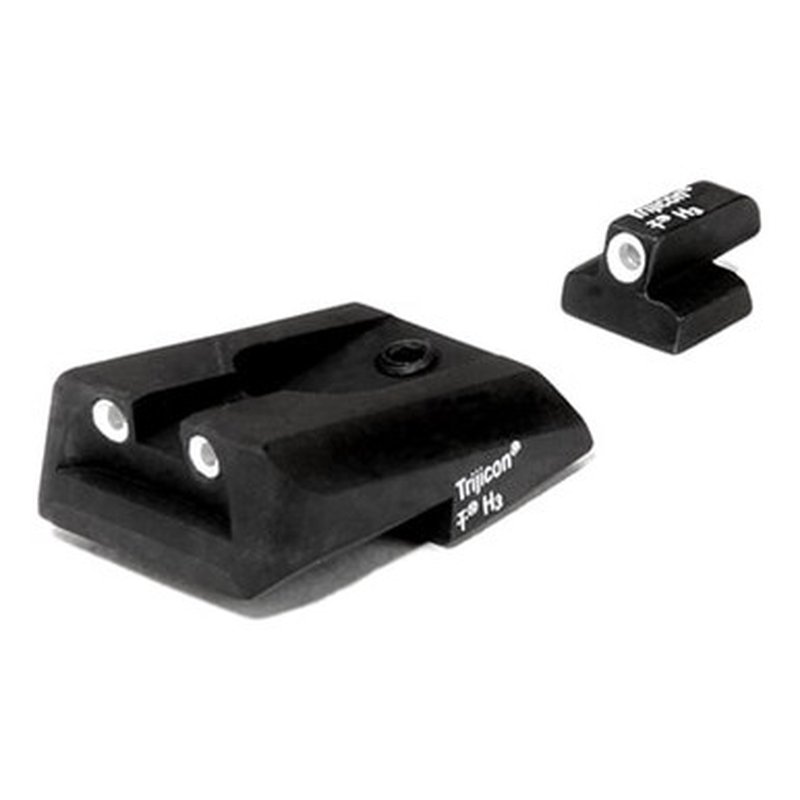 Trijicon SA24 600405 Novak rear night sight set for S&W Compact 9mm