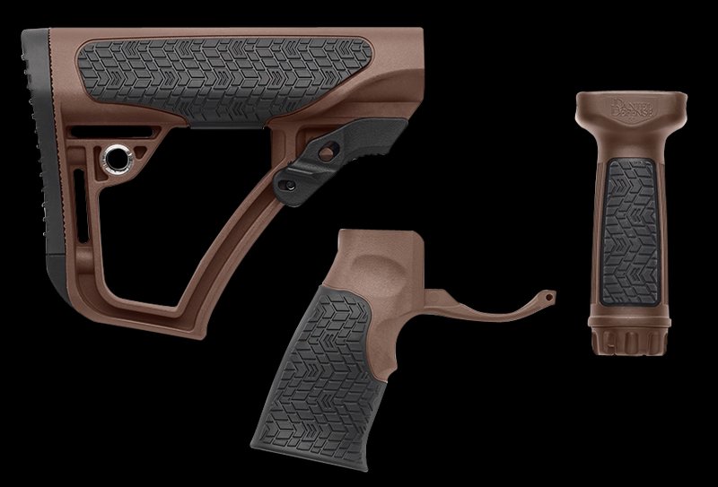 Daniel Defense 2810206145011 Collapsible Buttstock Pistol Grip Vertical Foregrip AR-15 Mil Spec