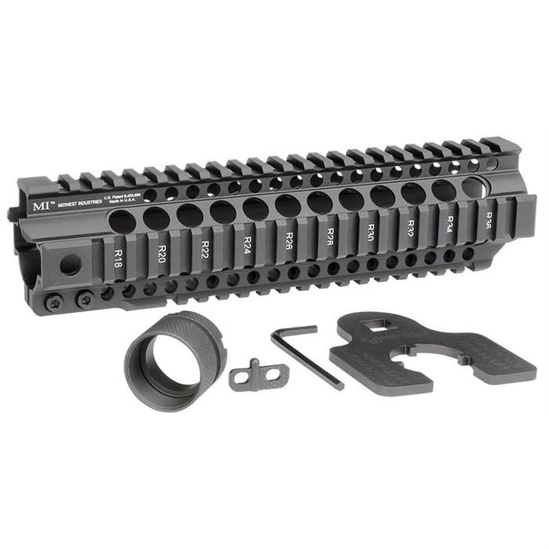 Midwest Industries Combat T-Series Free Float Handguard 9.5in Picatinny Black