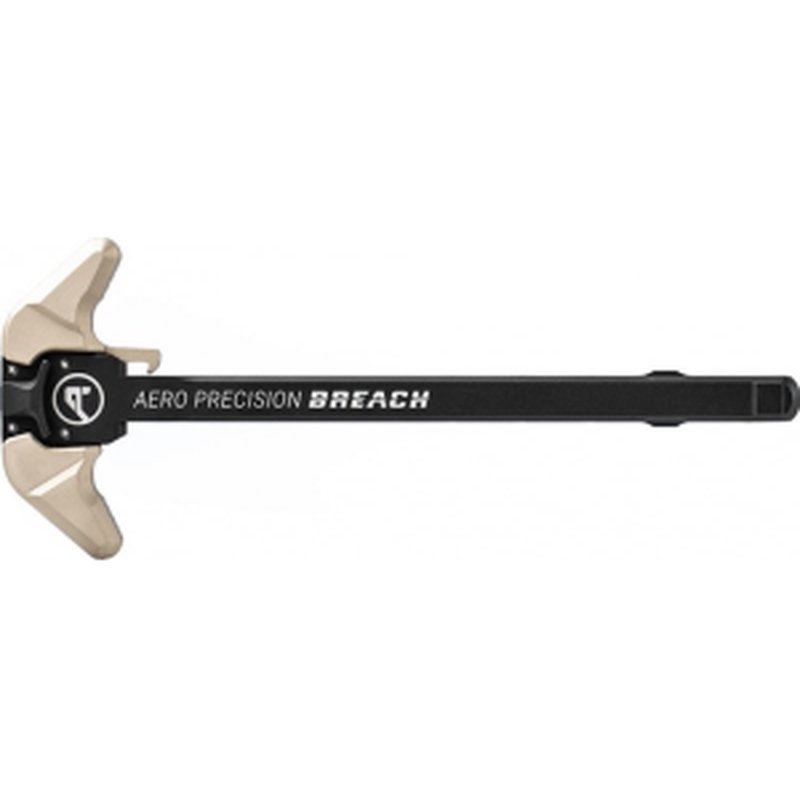 Aero Precision - AR-15 BREACH Ambi Charging Handle with Large Lever - FDE - APRA700121C