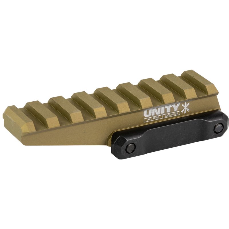 Unity Tactical FAST Optic Riser 2.26 in Optical Height 7075-T6 Aluminum FDE