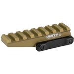 Unity Tactical FAST Optic Riser 2.26 in Optical Height 7075-T6 Aluminum FDE