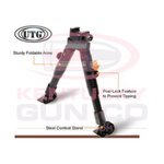Leapers UTG Shooter's SWAT Bipod Steel Feet 5.8-6.8 in