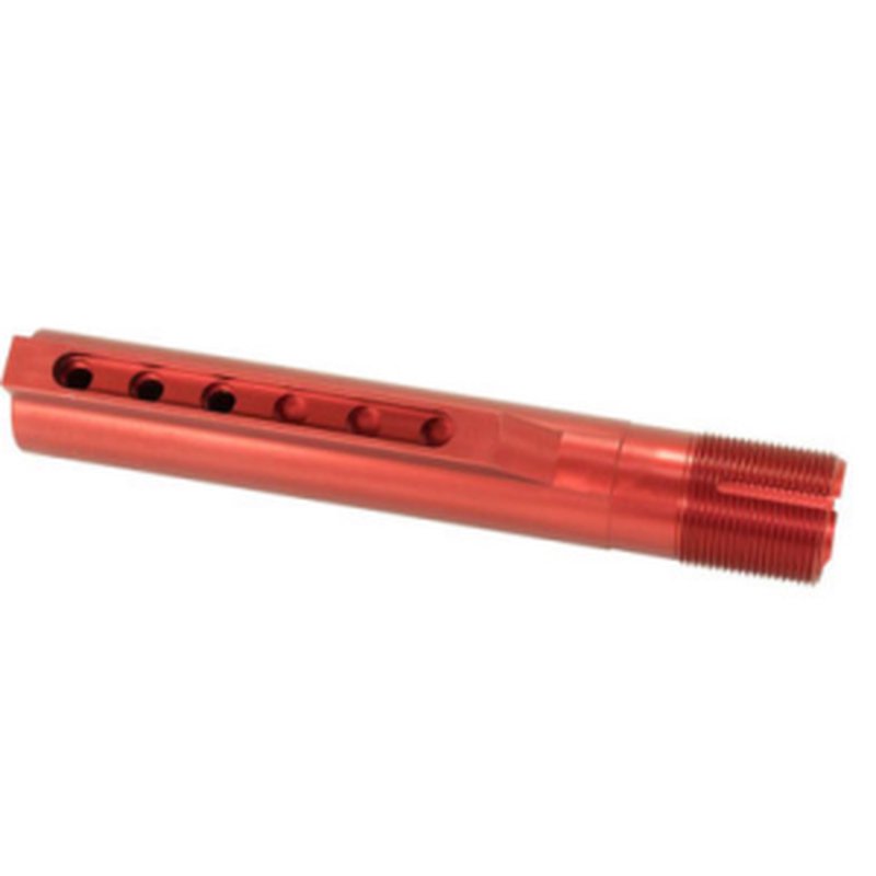 Timber Creek Outdoors AR-15 Mil-Spec Buffer Tube Anodized Red 6-Position