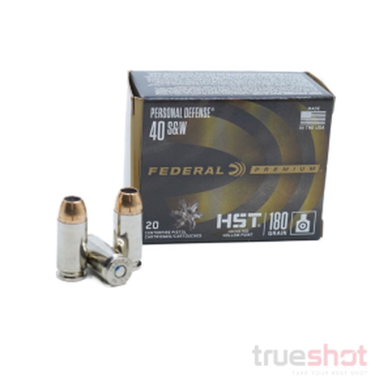 Federal Premium HST .40 S&W 180 Grain JHP Ammunition - 200 Round Retail