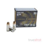 Federal Premium HST .40 S&W 180 Grain JHP Ammunition - 200 Round Retail