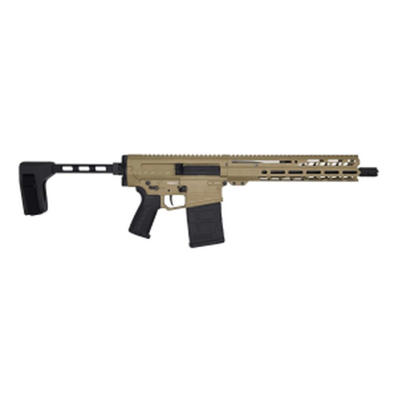 CMMG Dissent Mk3 8.6 Blackout 12.5" 20+1 Coyote Tan Braced Pistol