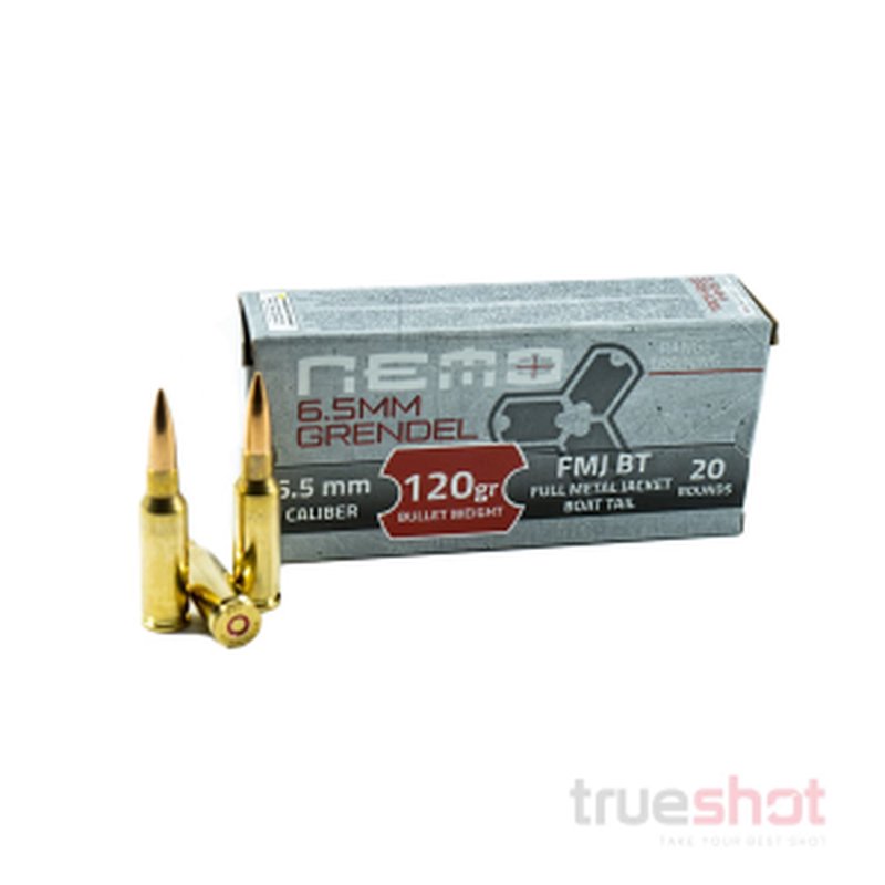 Prvi Partizan Nemo 6.5 Grendel FMJBT 120 Grain Ammunition