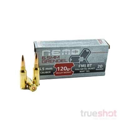 Prvi Partizan Nemo 6.5 Grendel FMJBT 120 Grain Ammunition