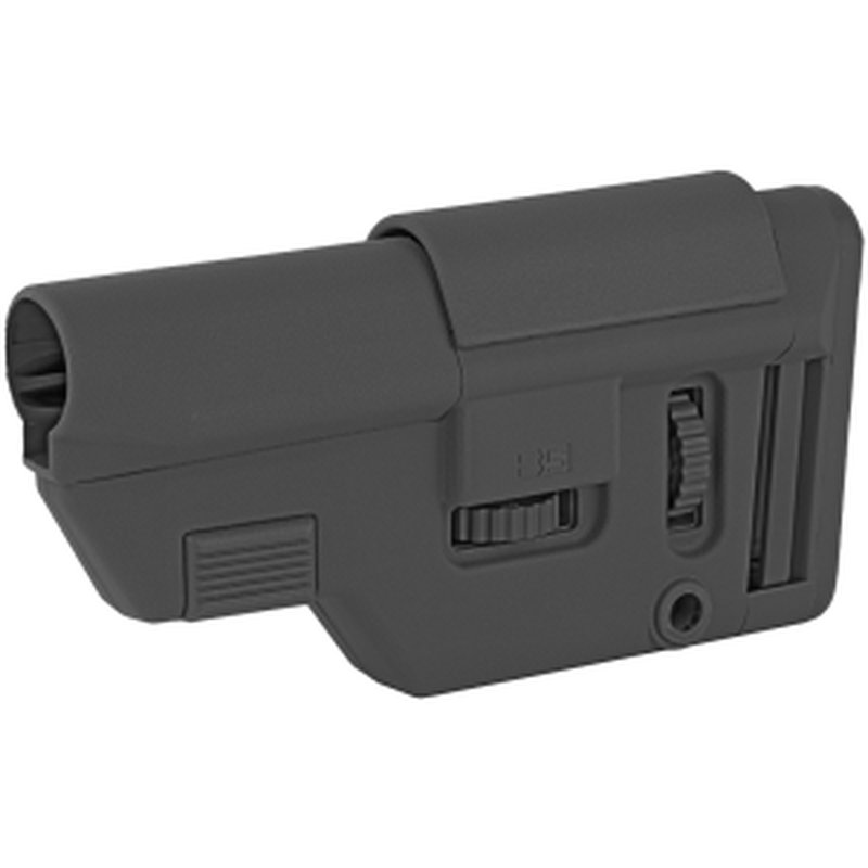 B5 Systems CPS-1400 Short Collapsible Precision Stock with Cheek Riser Black