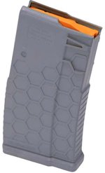 Hexmag POLYHEX2 Magazine LR-308, SR-25, AR-10 20-Round Gray