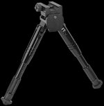 Caldwell AR Prone Bipod Picatinny Mount 7.5-10 in Matte Black Aluminum