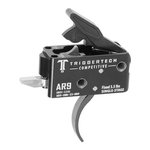 TriggerTech AR9 MPX FX9 Trigger Single Stage Curved 2.5-5.0 lb Black