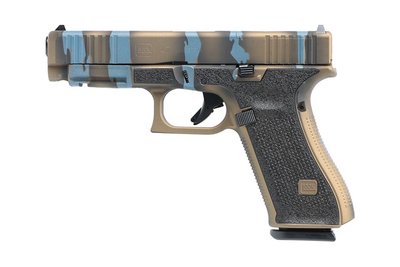 G47 Gen 5 MOS 9mm Bronze Tiger Stripe Front Serrations