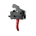 Rise Armament Rave 140 Single Stage AR Rifle Trigger 3.5 lb Curved Red