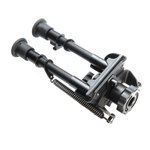 Larue Bipod and QD Swivel Mount Combo 6" - 9", Black