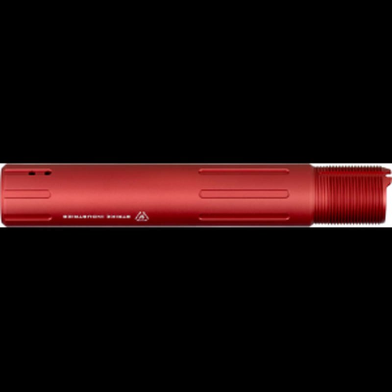 Strike Industries ARCARPRESLICKRED Receiver Extension Tube AR Pistol Platform Red Anodized Aluminum AR Carbine